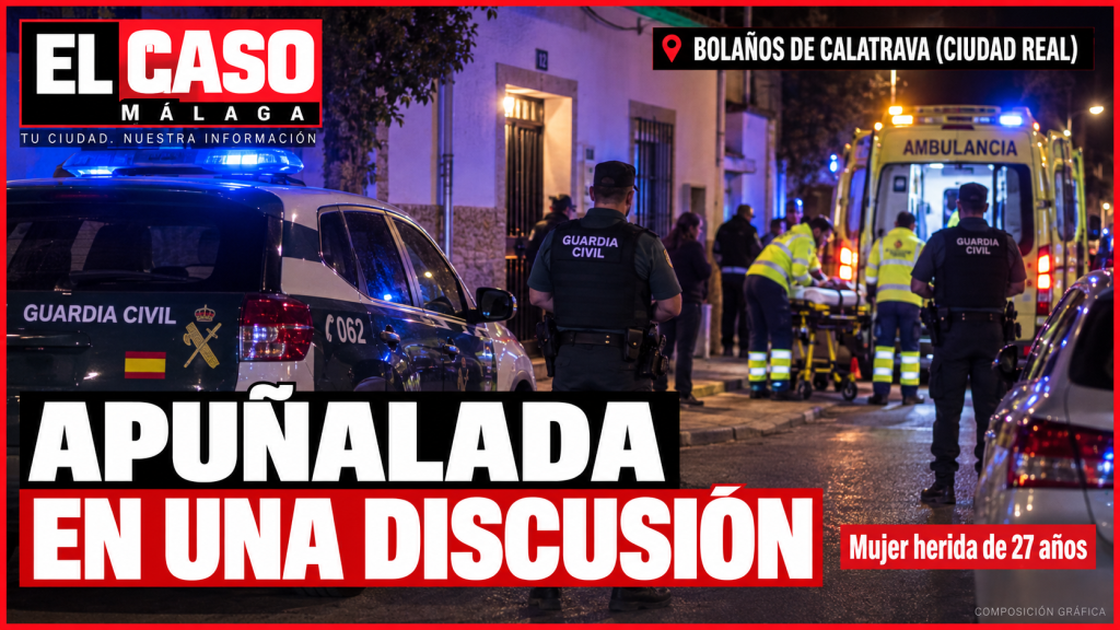 Portada El Caso Málaga sobre una mujer herida por arma blanca en Bolaños de Calatrava, Ciudad Real
