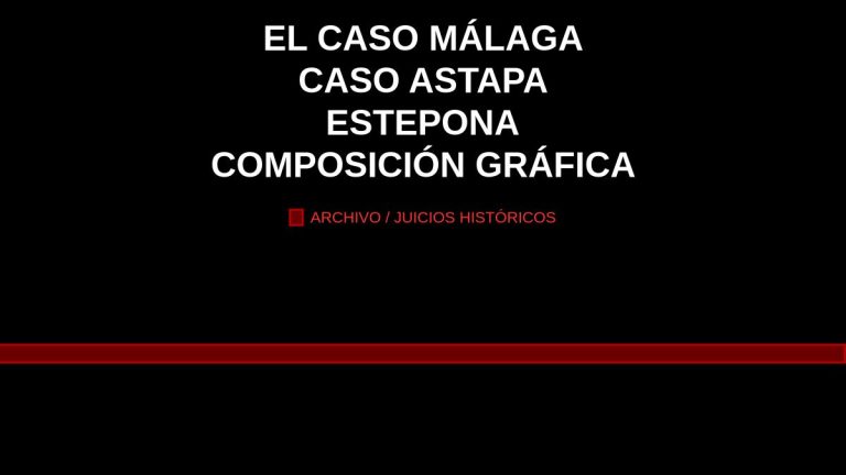 Caso Astapa: portada de Juicios históricos con fotografía real del Ayuntamiento de Estepona