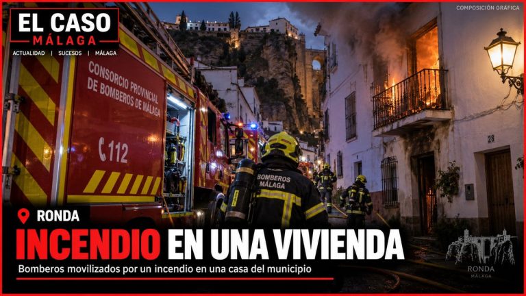 Portada editorial del incendio en una vivienda de Ronda