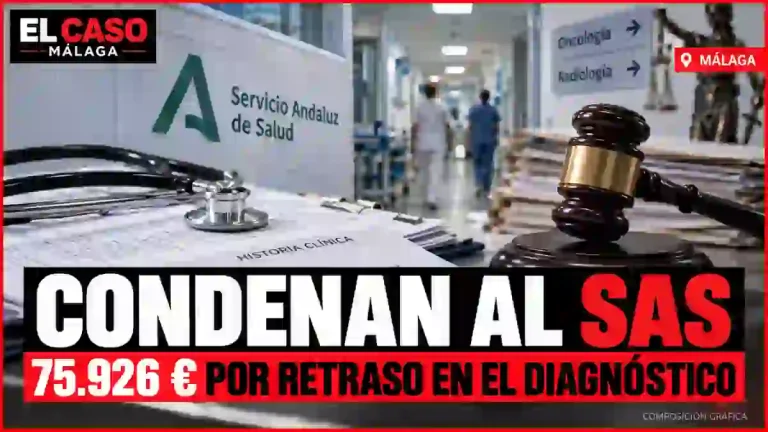 Portada de El Caso Málaga sobre la condena al SAS a pagar 75.926 euros por retraso en el diagnóstico de un cáncer en Málaga