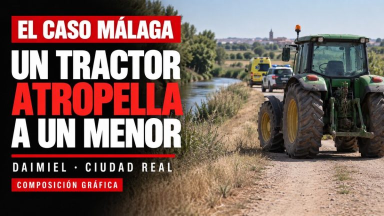 Portada ECM del atropello de un menor por un tractor en Daimiel