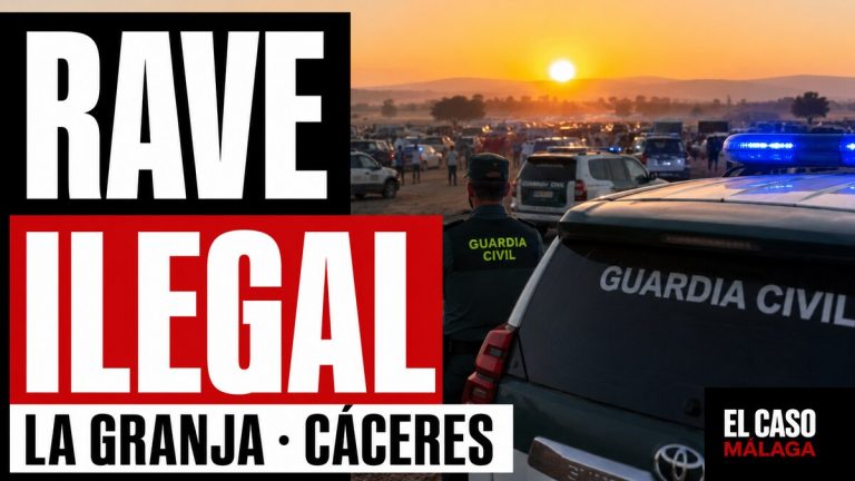 Portada de El Caso Málaga: Rave ilegal - La Granja, Cáceres