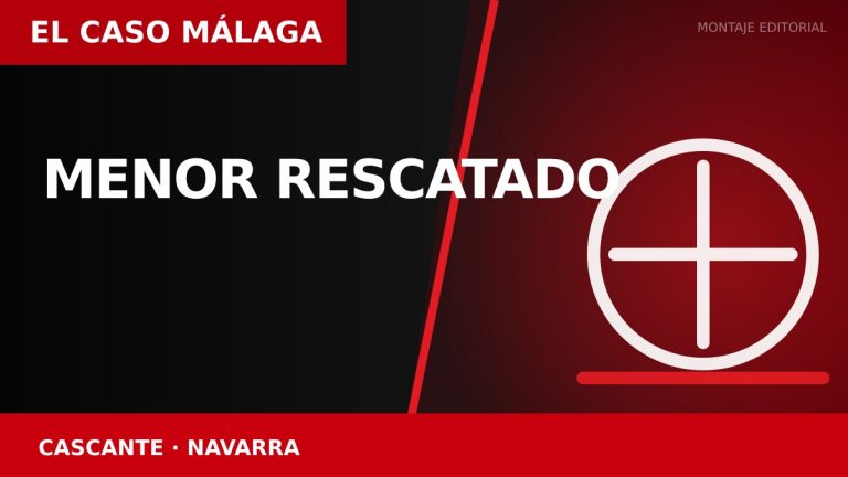 MENOR RESCATADO en Cascante
