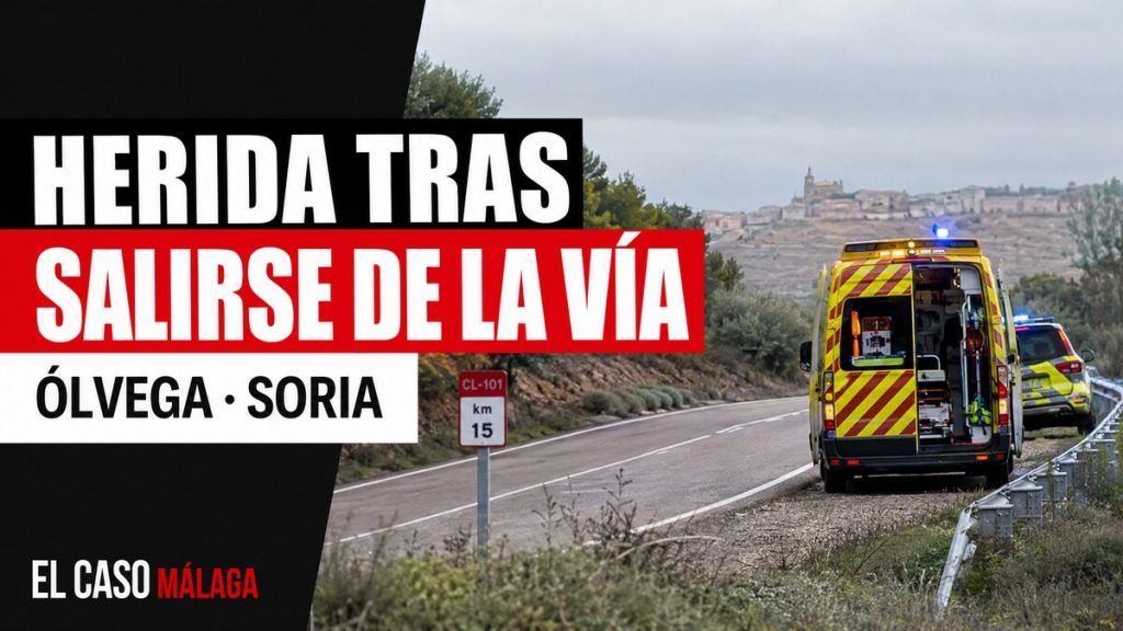 Portada de El Caso Málaga: Herida tras salirse de la vía - Ólvega, Soria
