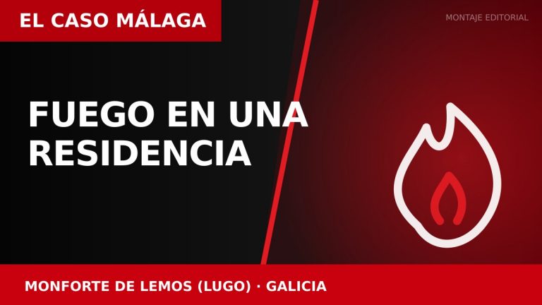 FUEGO EN UNA RESIDENCIA en Monforte de Lemos (Lugo)