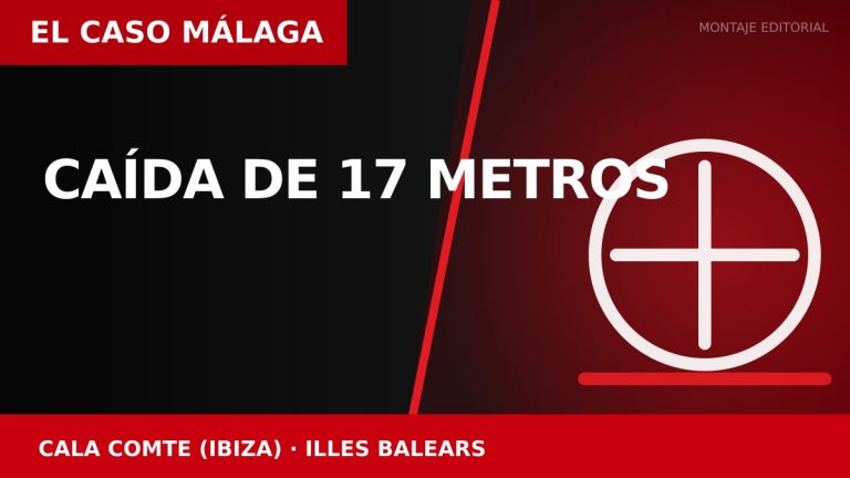 CAÍDA DE 17 METROS en Cala Comte (Ibiza)