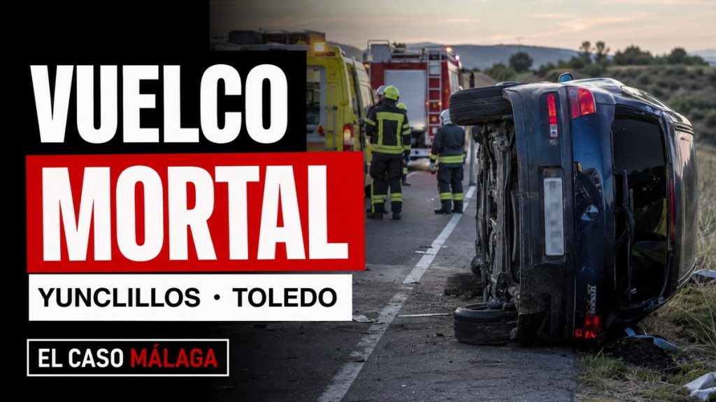 Portada de El Caso Málaga: Vuelco mortal - Yunclillos, Toledo