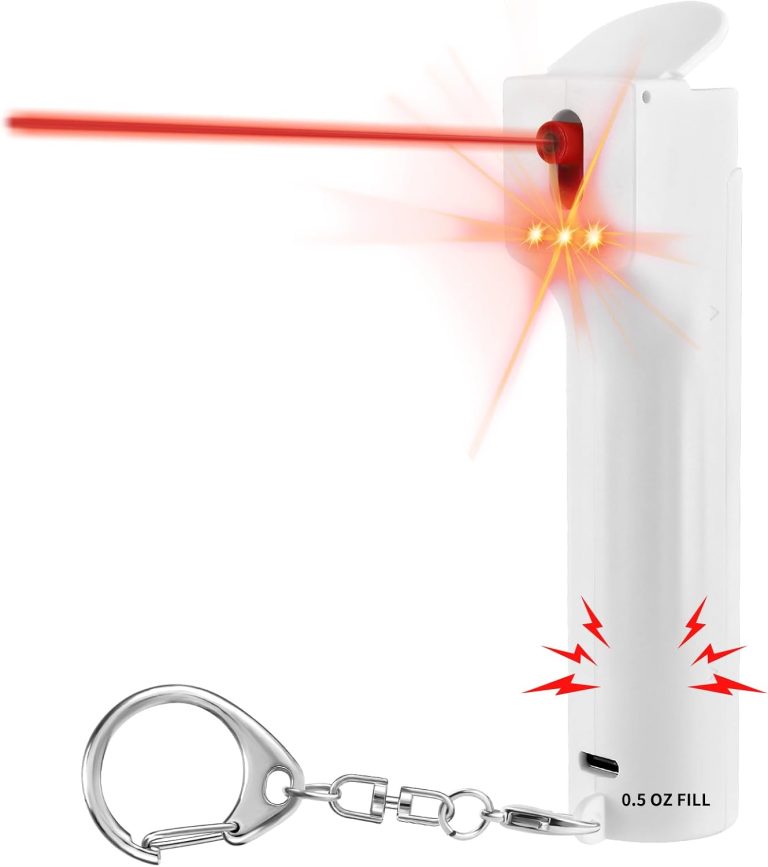 Alarma personal ZNYSMART 3 en 1 con spray de marcaje UV, sirena de 140 dB y luz estroboscópica