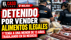 Portada editorial sobre una inspección de alimentos de dudosa procedencia en Málaga